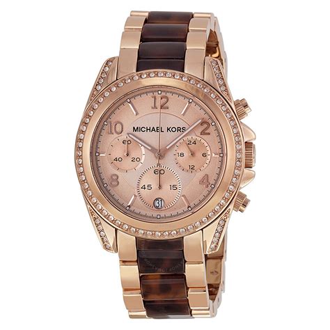 michael kors navy rose gold|mk rose gold watch sale.